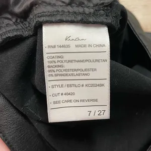 KanCan USA Joan High Rise Faux Leather Bootcut Pants Women’s Size 7/27 Leather Pants thumbnail 9