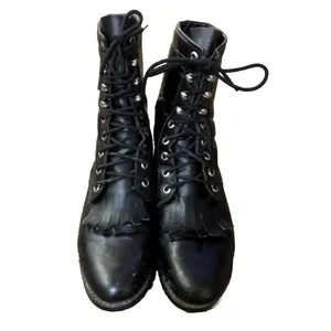 Circle A Paddock Boots Womens 5 1/2 M Black Leather Riding Equestrian thumbnail 3