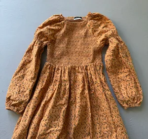 Floral Smocked Babydoll Maxi Dress thumbnail 4