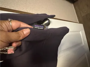Patagonia Deep Purple Crewneck Sweatshirt with Chest Patch thumbnail 5