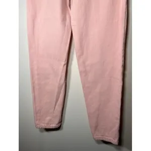 WETHE FREE Free People Pink High Rise Tapered Jeans Size‎ 25 Button Tab Waist thumbnail 9