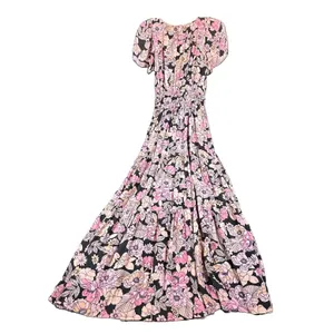 Natural Life Bella Maxi Dress Small Pink Floral Boho Festival Hippie Pockets thumbnail 14