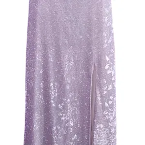 Clarisse Purple - Silver Pink Evening Gown NWT 2 thumbnail 6