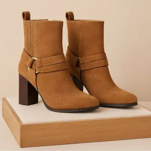 COCONUTS by Matisse Women Brown Suede Zip Up Boots sz 6 Western‎ Coastal Cowgirl thumbnail 1