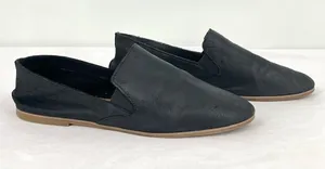 Lucky Brand Eason Black Suede Pointed Toe Slip On Loafer Flats 8.5M thumbnail 1