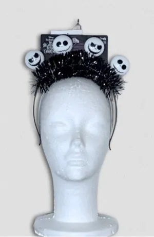 Disney Nightmare Before Christmas Jack Skellington Headband thumbnail 1