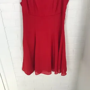 Vintage Hugo Buscati Collection Red Flattering Y2K Style Dress Size 4 thumbnail 5