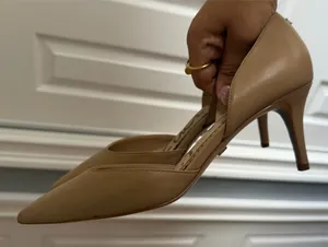 Sam Edelman Nude Pump Jaina Heels Leather Women's Size: 7.5 thumbnail 8