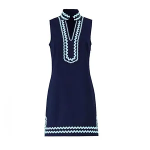 Anthropologie Women XS Sail to Sable Linen Dress Vacay European Coastal Chic thumbnail 6