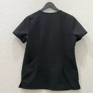 FIGS FW1100 Black Casma Three-Pocket V-Neck Scrub Top Size S thumbnail 7
