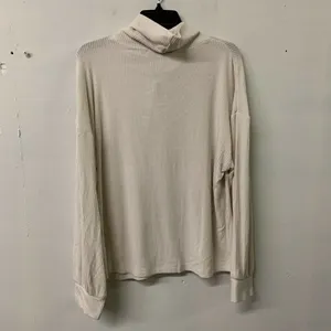 SANCTUARY Womens Ivory Soy Milk Ribbed Mock Neck Top Long Sleeve Blouse thumbnail 3