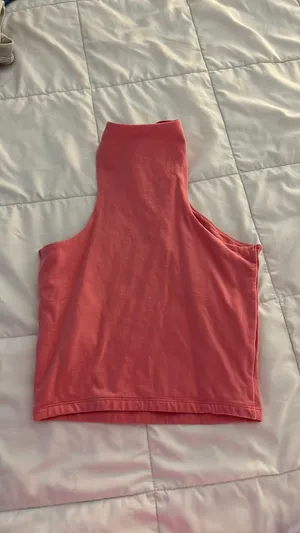 Abercrombie twist high neck cotton tank thumbnail 3