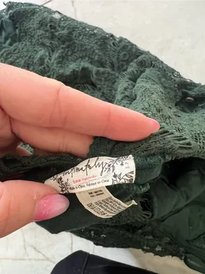 Intimately Free People Green She's Got It Lace Dress Size Small thumbnail 5