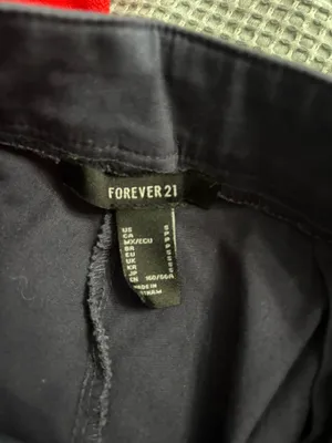 Navy Blue Tie Waist Tapered Dress Pants thumbnail 3