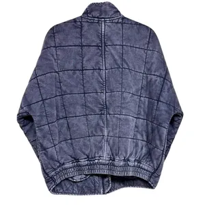 Free‎ People Dolman Knit Quilted Jacket Black Women's Size Medium thumbnail 2