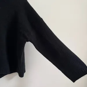 Abercrombie & Fitch Black Turtleneck Sweater Size Medium Wedge thumbnail 7