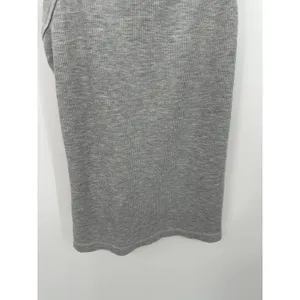 Fabletics Top‎ Women SMALL Light Grey Heather Tinsley Waffle Sleeveless Tank thumbnail 4