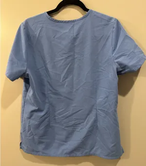 FIGS Casma Three-Pocket Scrub Top Ceil Blue thumbnail 6