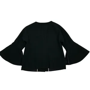 Banana Republic Blazer 0 Black Bell Sleeve Career Workwear Chic thumbnail 3