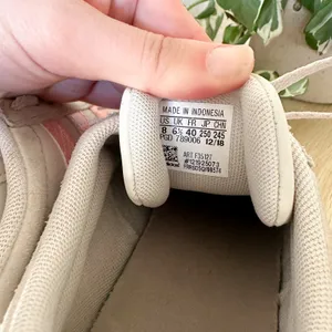 Adidas | VL Court 2.0 Suede Lace-Up Sneaker‎ in White & Dust Pink size 8 thumbnail 6
