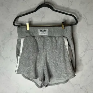 Revolve Heroine Sport Velour Velvet Grey Boost Pull on Shorts thumbnail 4