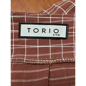 Torio Mauve Pink Grid Check Square Neck Tank Top Sleeveless A Line S Casual Boho thumbnail 8