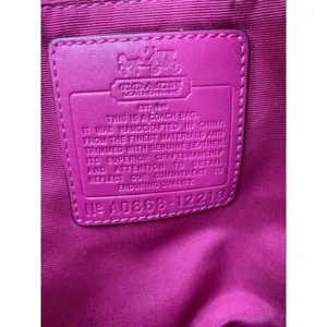 Coach Cream Red Coated Canvas Signature Handbag thumbnail 12