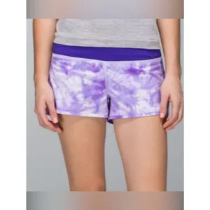 Lululemon Run: Speed Short Purple Tie Dye size 8 thumbnail 4