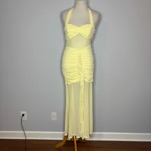 Billy J - Yellow Alani Maxi Dress thumbnail 3