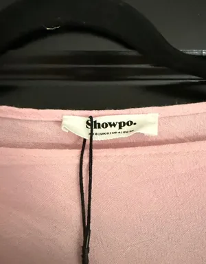 NWT Showpo linen soft pink dress size 4 thumbnail 7