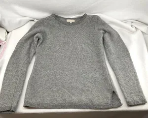 ITALY MADE BENEDETTAB. wool grey cashmere jumper sweater s bust from32 to 42in thumbnail 1