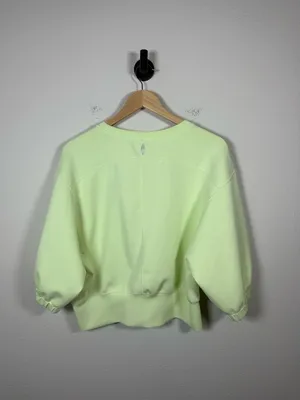 FP Movement Lead The Pack Layer Cropped Sweatshirt Neon Green S thumbnail 8