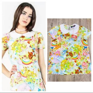 Iron Fist Care Bears Spring Fling Girly Top Size Medium thumbnail 2
