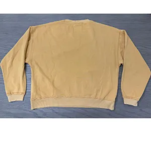 Lucky Brand Oversized Mustard Yellow Crewneck Women's Sweatshirt Size Medium thumbnail 4