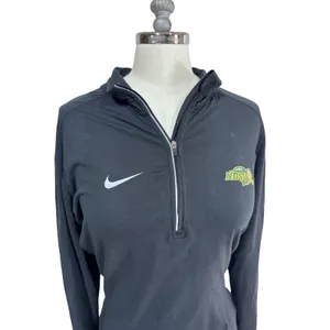 Nike Small Black 1/4 Zip Top Women's NDSU‎ Bison Dri-Fit Training thumbnail 2
