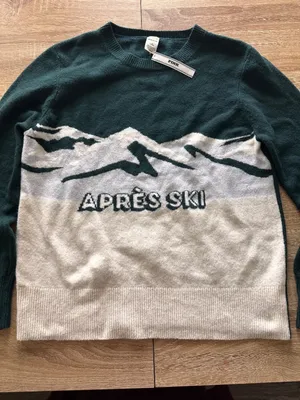 Collegiate Knit Crewneck Sweater - PINK Victoria Secret - Après Ski thumbnail 8
