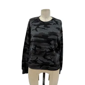 Rails Ramona Sweatshirt Iron Camo Print‎ Gray Black Long Sleeve Size XS thumbnail 3