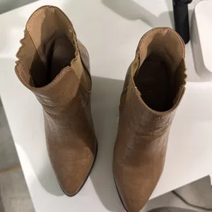 NastyGal Croc’s Not To Love Faux Leather Boots thumbnail 7