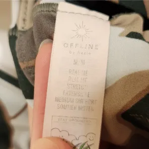 Offline By Aerie Camo Real Me Stretch Medium Support Ruched Sports Bra Medium thumbnail 6