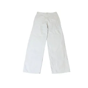 Agolde Size 27 Jeans White Cream Tanis Utility Jean 100% Cotton Cargo Wide Leg thumbnail 9