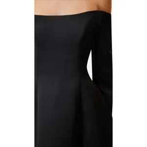 Elliatt Vida Off-Shoulder Long Sleeve Mini Dress – Black (M) New!‎ thumbnail 4