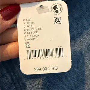 NWT Wrangler Baby Blue Sunset Classic Straight 651 Western Rodeo Denim Jeans thumbnail 6