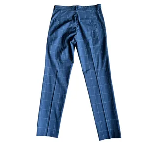 H&M Women's Navy Blue Slim Fit Coupe Pants thumbnail 3
