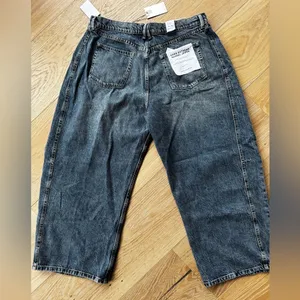 NEW Good American Extreme Barrel Jeans ~ SOLD OUT ~ Indigo ~ Size 14 / 32 thumbnail 9