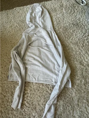 Victoria's Secret PINK Off White Keyhole Back Sweatshirt thumbnail 2