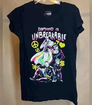 JoJo's Bizarre Adventure Anime women’s short sleeve Casual Graphic T-Shirt|Sz:M thumbnail 13