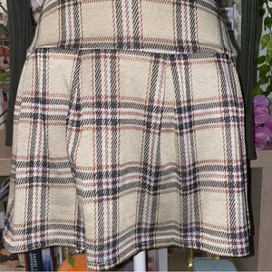Derek Heart 90s vintage style whimsical dark academia plaid mini skirt thumbnail 5