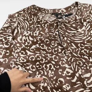 Jackie O Loungewear‎ Maxi Dress Womens Small Resort Coastal Animal Print Stretch thumbnail 12