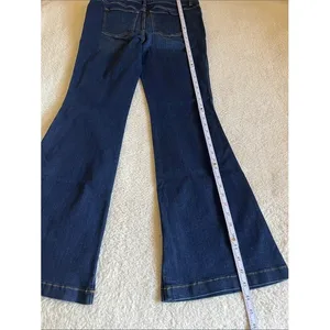 SPANXshape EveryWear Pull-On Flare Jeans XL High Rise Dark Wash Stretch thumbnail 8