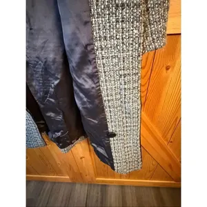 Sisley Sz 42 US 10/12 Button Up Coat Wool Alpaca Blend Overcoat (6656) thumbnail 8